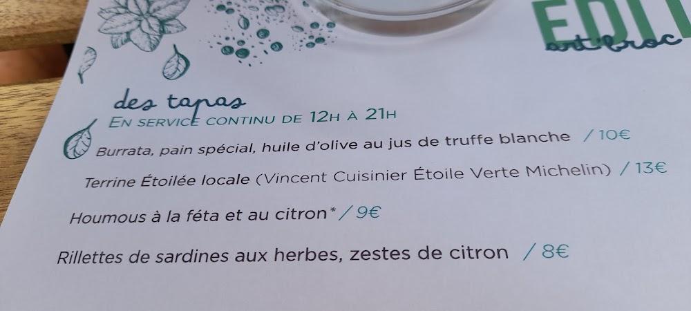 EDITH Restaurant - Menu Image 4